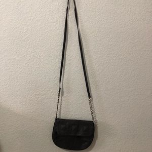 Black crossbody purse